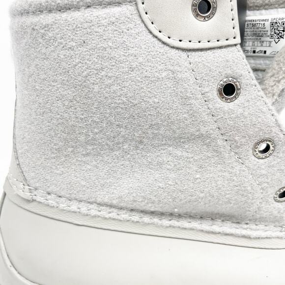 Sperry Women's Saltwater Wool Duck Boots Gray Size 8 - Picture 11 of 12